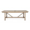 BRISA prémium kültéri bővíthető étkezőasztal - 212-285cm -beige