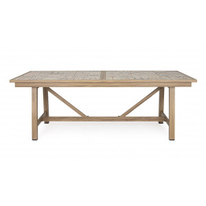 BRISA prémium kültéri bővíthető étkezőasztal - 212-285cm -beige