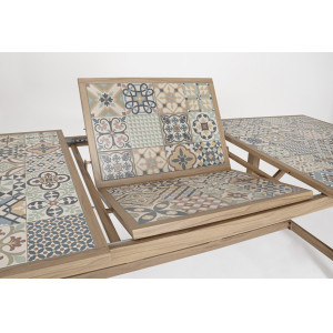 BRISA prémium kültéri bővíthető étkezőasztal - 212-285cm -beige