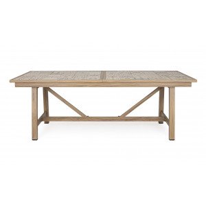 BRISA prémium kültéri bővíthető étkezőasztal - 212-285cm -beige