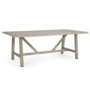 BRISA prémium kültéri étkezőasztal - 206cm - light beige