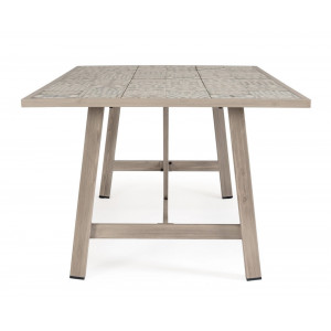 BRISA prémium kültéri étkezőasztal - 206cm - light beige