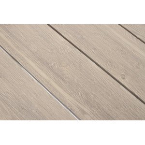 ZELMAR OVAL modern kültéri étkezőasztal - 218cm - fehér