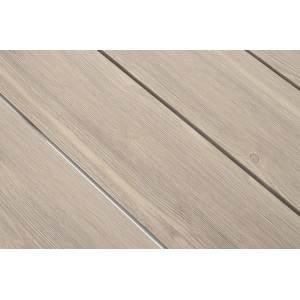 ZELMAR OVAL modern kültéri étkezőasztal - 218cm - fehér