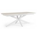 PASCAL prémium bővíthető kültéri étkezőasztal - 200-260cm -fehér