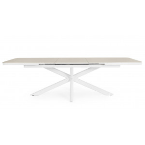 PASCAL prémium bővíthető kültéri étkezőasztal - 200-260cm -fehér