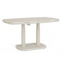 GRAVA állítható magasságú prémium kültéri kerámia étkezőasztal - 135cm - beige