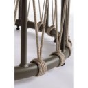 ISLA prémium kerek kültéri étkezőasztal -150cm - barna