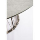 ISLA prémium kerek kültéri étkezőasztal -150cm - barna