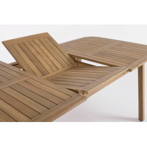 PURE kültéri akác bővíthető étkezőasztal -160-210cm