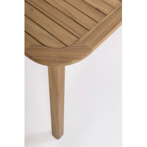 PURE kültéri akác bővíthető étkezőasztal -160-210cm