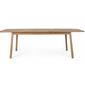 PURE kültéri akác bővíthető étkezőasztal -180-240cm