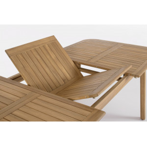 PURE kültéri akác bővíthető étkezőasztal -180-240cm