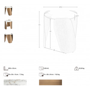 IMPERIA prémium kerámia lerakóasztal