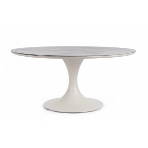 FABIO prémium kültéri étkezőasztal - 158cm - GREENLINE