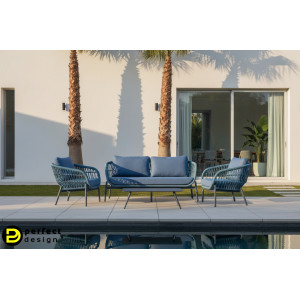 DORADO-II prémium kültéri szett - kék/piros