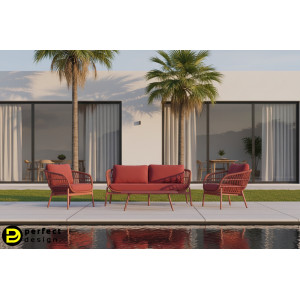 DORADO-II prémium kültéri szett - kék/piros