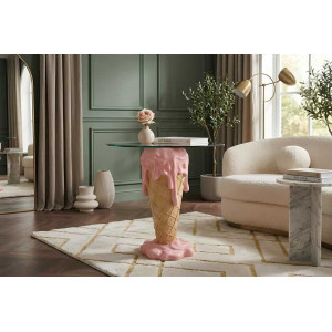 ICE CREAM modern dohányzóasztal - 48cm INVICTA