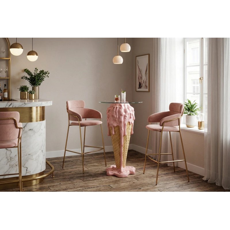 ICE CREAM modern bárasztal - 107cm