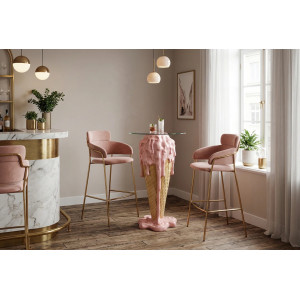 ICE CREAM modern bárasztal - 107cm Bárasztalok