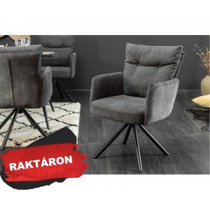 BIG GEORGE exkluzív szék - antracit INVICTA