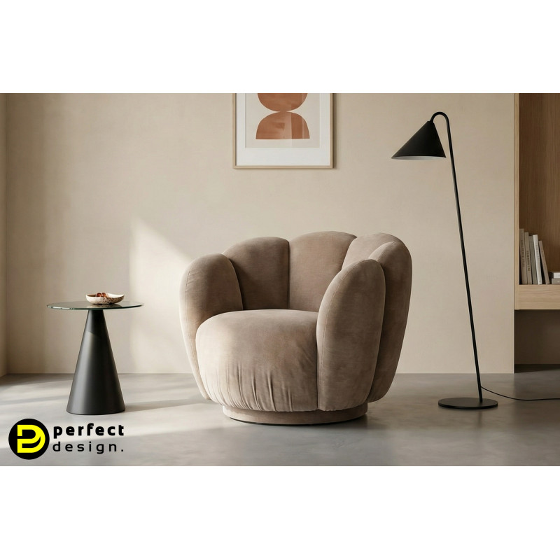 TULPE design fotel - taupe