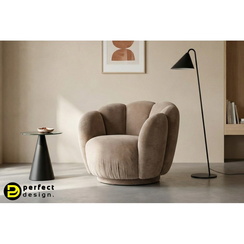 TULPE design fotel - taupe