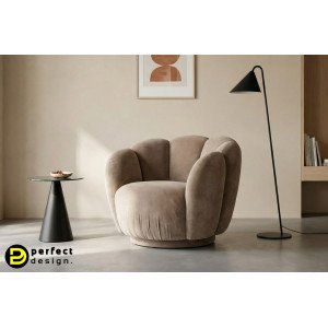 TULPE design fotel - taupe BIZZOTTO