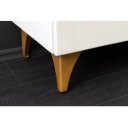 GOLDEN SUNSET design mangófa TV-szekrény - 180cm - fehér