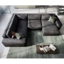 URBANO modern ülőgarnitúra - antracit - 300cm