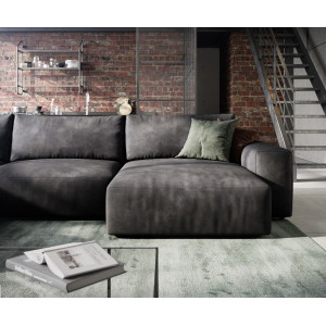 URBANO modern ülőgarnitúra - antracit - 300cm