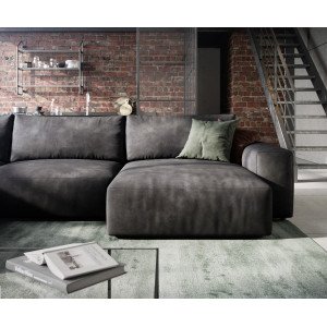 URBANO modern ülőgarnitúra - antracit - 300cm