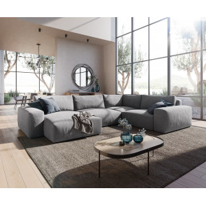 URBANO modern ülőgarnitúra - szürke - 300cm