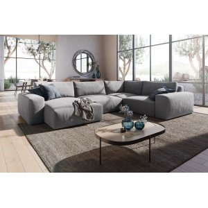 URBANO modern ülőgarnitúra - szürke - 300cm DELIFE