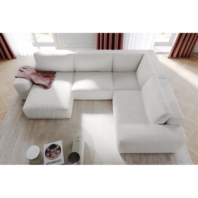 URBANO modern ülőgarnitúra - krémfehér - 300cm