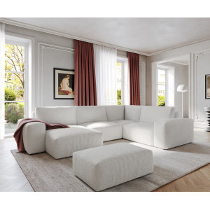 URBANO modern ülőgarnitúra - krémfehér - 300cm