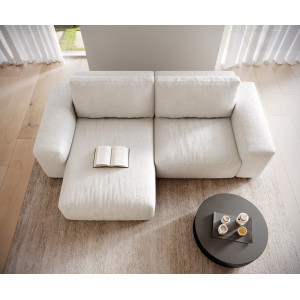 URBANO modern ülőgarnitúra - krémfehér - 230cm