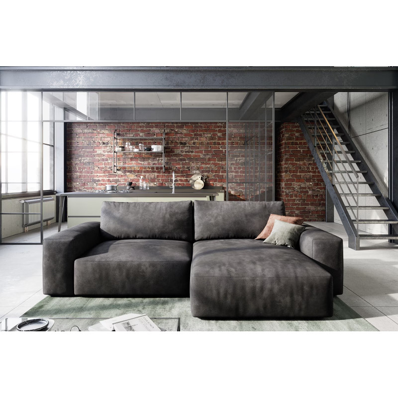 URBANO modern ülőgarnitúra - antracit - 230cm