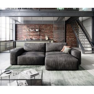 URBANO modern ülőgarnitúra - antracit - 230cm