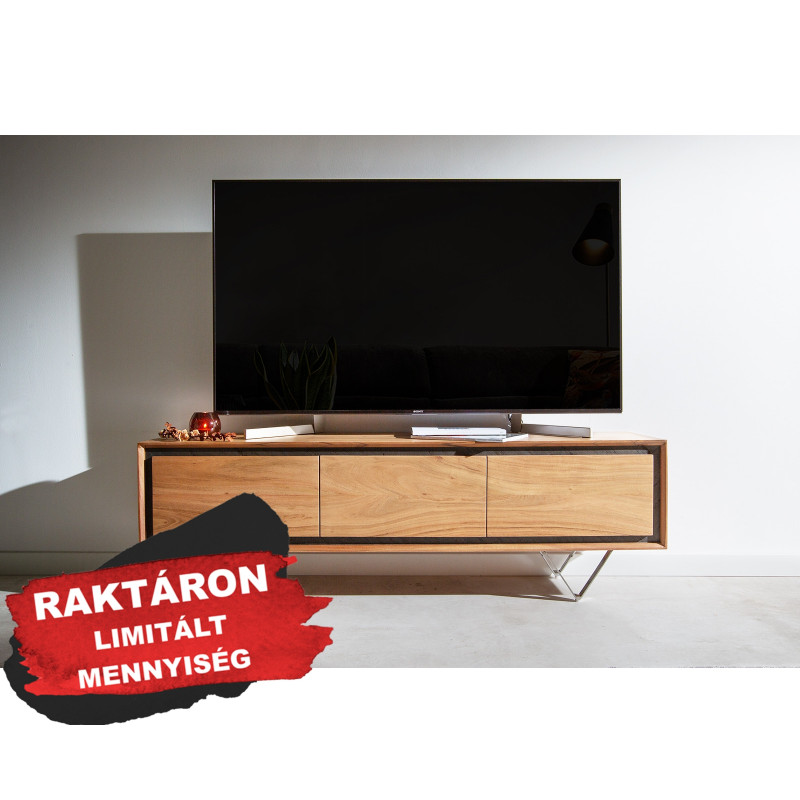 STONEGRACE-II prémium akác TV-szekrény - 145 - natúr