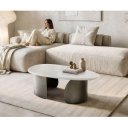 MARVINIA prémium márvány dohányzóasztal -  fekete