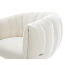 MOIRA-II prémium boucle étkezőszék - beige/szürke