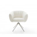 MOIRA-II prémium boucle étkezőszék - beige/szürke