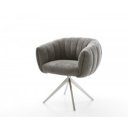 MOIRA-II prémium boucle étkezőszék - beige/szürke