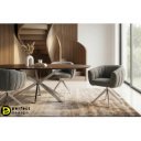 MOIRA-II prémium boucle étkezőszék - beige/szürke