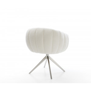 MOIRA-II prémium boucle étkezőszék - beige/szürke