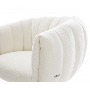 MOIRA-II prémium boucle étkezőszék - beige/szürke