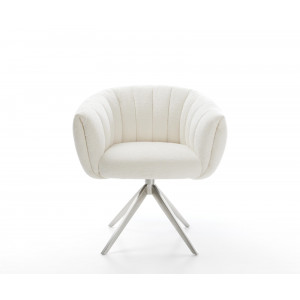 MOIRA-II prémium boucle étkezőszék - beige/szürke