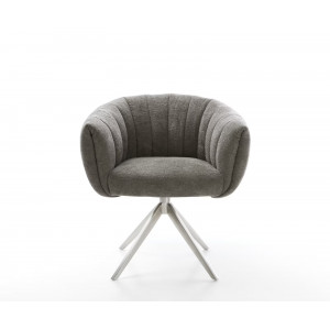 MOIRA-II prémium boucle étkezőszék - beige/szürke