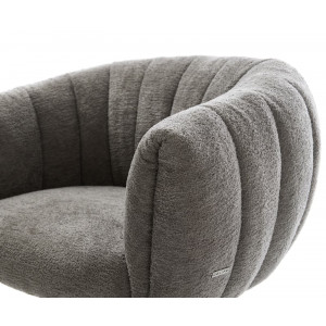 MOIRA-II prémium boucle étkezőszék - beige/szürke